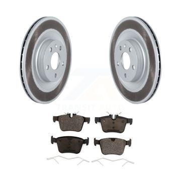 Rear Coat Brake Rotor Ceramic Pad Kit For 16-19 Volvo XC90 With 320mm Diameter KGT-102700