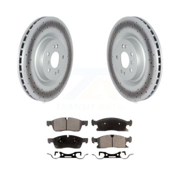 Front Coat Brake Rotors Ceramic Pad Kit For Mercedes-Benz ML350 GLE400 GLE350 ML400 ML250 KGT-102714