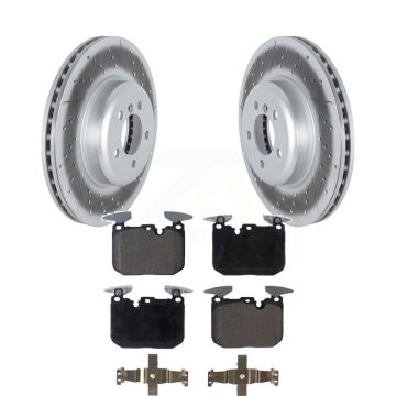 Front Coat Brake Rotor Ceramic Pad Kit For BMW 335i xDrive 435i 440i Gran Coupe 340i GT 3 KGT-102723
