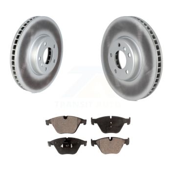 Front Coated Disc Brake Rotors And Ceramic Pads Kit For 2011-2013 BMW 535i KGT-102761
