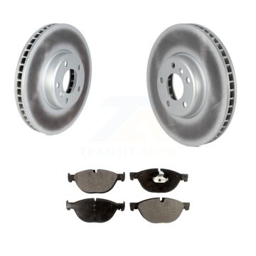 Front Coat Brake Rotors Ceramic Pad Kit For BMW 550i xDrive 650i Gran Coupe 535i GT 740Li KGT-102762