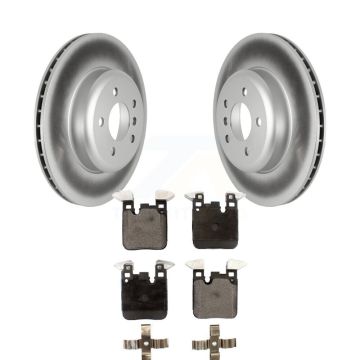 Rear Coat Brake Rotors Ceramic Pad Kit For BMW 430i xDrive Gran Coupe 440i ActiveHybrid 3 KGT-102768
