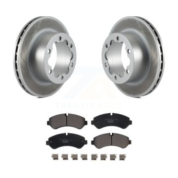 Rear Coated Disc Brake Rotors Ceramic Pad Kit For Mercedes-Benz Sprinter 3500 4500 3500XD KGT-102798