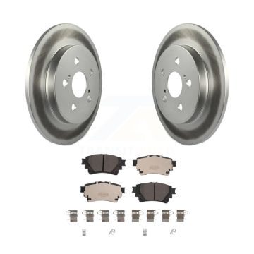 Rear Coat Brake Rotor Ceramic Pad Kit For Toyota Corolla 1.8L With Electric Parking KGT-102802
