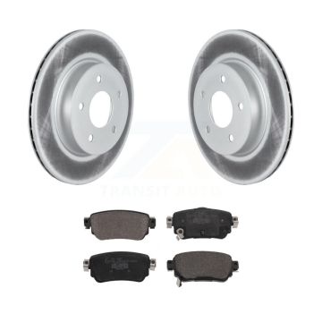 Rear Coated Disc Brake Rotors And Ceramic Pads Kit For Nissan Rogue Sport Qashqai LEAF KGT-102807