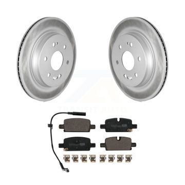 Rear Coat Brake Rotor Ceramic Pad Kit For GMC Chevrolet Silverado 1500 Sierra Yukon Tahoe KGT-102808