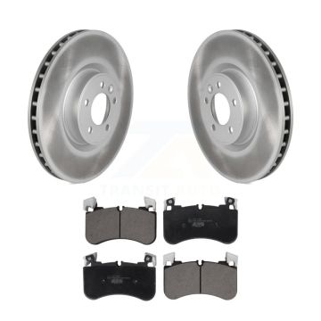 Front Coated Disc Brake Rotors Ceramic Pad Kit For Land Rover Range Sport Defender 110 90 KGT-102821
