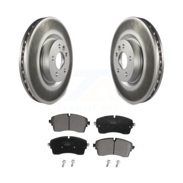 Front Coat Brake Rotors Ceramic Pad Kit For Jaguar E-Pace With 325mm Diameter Rotor KGT-102828