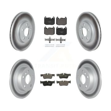 Front Rear Coat Brake Rotors Ceramic Pad Kit For Mini Cooper Clubman S With Sport Package KGT-102912