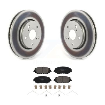 Front Coat Brake Rotors Ceramic Pad Kit For 19 Toyota C-HR Vehicles Manufactured In Japan KGT-102940