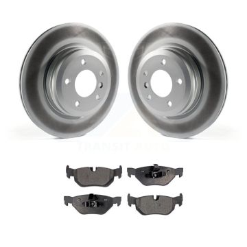 Rear Coat Brake Rotor Ceramic Pad Kit For BMW X1 xDrive28i With 336mm Diameter KGT-102975