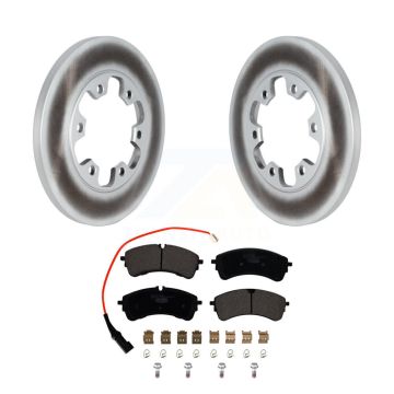 Rear Coated Brake Rotor & Ceramic Pad Kit For Ford Transit-250 Transit-150 Transit-350 HD KGT-103063