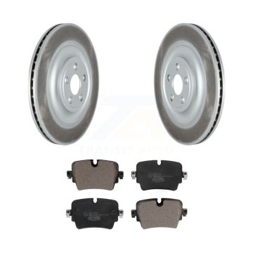Rear Coat Brake Rotor Ceramic Pad Kit For Jaguar XJ Supercharged L with 5.0L KGT-103117