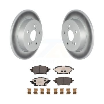 Rear Coated Disc Brake Rotors And Ceramic Pads Kit For Toyota C-HR KGT-103119