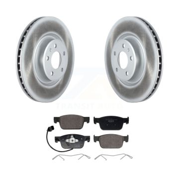 Front Coated Disc Brake Rotors And Ceramic Pads Kit For Audi A4 Quattro KGT-103162