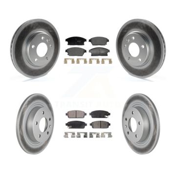Front Rear Coat Brake Rotor Ceramic Pad Kit For Chevrolet Cruze Buick Verano Orlando Volt KGT-103213