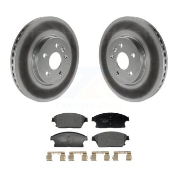 Front Coated Disc Brake Rotor & Ceramic Pad Kit For 2013-2017 Chevrolet Trax Buick Encore KGT-103261