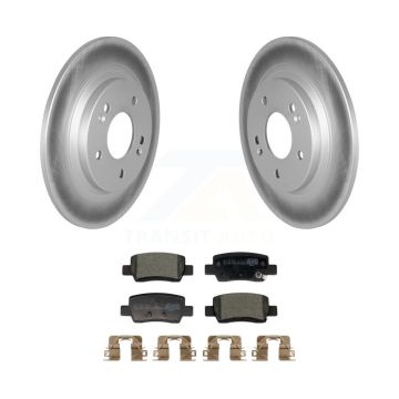 Rear Coated Disc Brake Rotor & Ceramic Pad Kit For Kia Seltos With Electric Parking KGT-103279