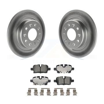 Rear Coated Disc Brake Rotor And Ceramic Pad Kit For Chevrolet Equinox GMC Terrain Malibu KGT-103282