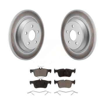 Rear Coated Disc Brake Rotors And Ceramic Pads Kit For 2022-2023 Ford Maverick KGT-103287