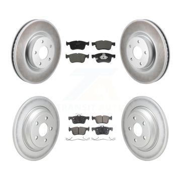 Front Rear Coat Brake Rotors Ceramic Pad Kit For Ford Escape Bronco Sport Lincoln Corsair KGT-103419