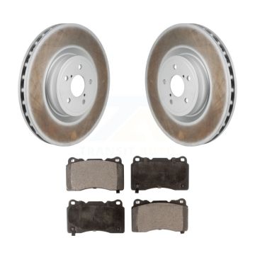 Front Coated Disc Brake Rotors And Ceramic Pads Kit For Subaru BRZ Impreza Toyota 86 KGT-103437