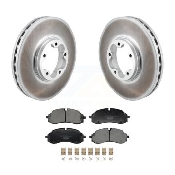Front Coated Disc Brake Rotors Ceramic Pad Kit For Ford Transit-250 Transit-350 E-Transit KGT-103442