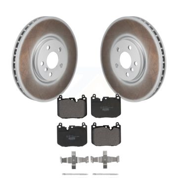 Front Coated Disc Brake Rotors And Ceramic Pads Kit For Mini Cooper Countryman Clubman KGT-103470