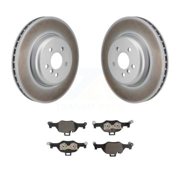 Front Coated Disc Brake Rotor Ceramic Pad Kit For BMW X5 X6 530i xDrive i4 540i 530e 540d KGT-103503