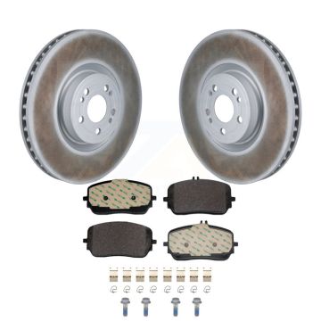 Front Coat Disc Brake Rotor Ceramic Pad Kit For Mercedes-Benz GLE450 GLS450 GLS580 GLE580 KGT-103507