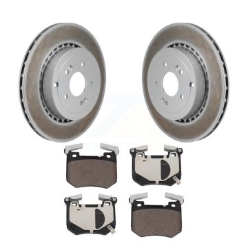 Rear Coated Disc Brake Rotors And Ceramic Pads Kit For Genesis G70 Kia Stinger KGT-103518