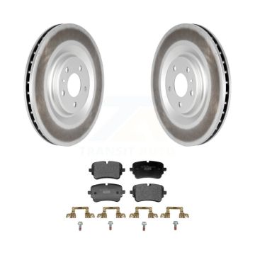 Rear Coat Brake Rotors Ceramic Pad Kit For Audi Q7 Q8 e-tron Quattro SQ8 Sportback SQ7 S6 KGT-103538