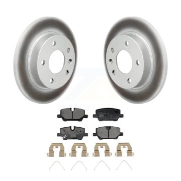 Rear Coated Disc Brake Rotors & Ceramic Pad Kit For Chevrolet Trailblazer Buick Encore GX KGT-103541