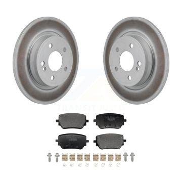Rear Coat Brake Rotors Ceramic Pad Kit For 2019-2022 Mercedes-Benz A220 With Sport Brakes KGT-103546
