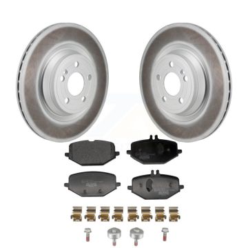 Rear Coated Brake Rotors Ceramic Pad Kit For Mercedes-Benz GLE450 GLE350 GLS450 GLE53 AMG KGT-103552