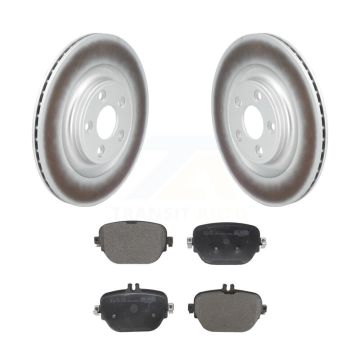 Rear Coat Disc Brake Rotors Ceramic Pad Kit For Mercedes-Benz E400 E450 E53 AMG E43 CLS53 KGT-103574