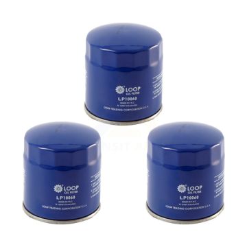 Engine Oil Filter (3 Pack) For Ram Jeep 1500 Chevrolet Dodge GMC Classic Journey Cherokee KLO-100026