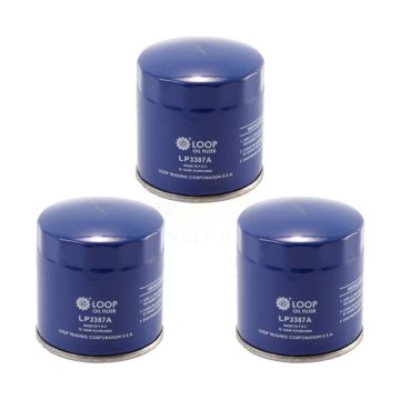 Engine Oil Filter (3 Pack) For Chevrolet GMC Sierra 1500 Silverado Pontiac Buick Equinox KLO-100029