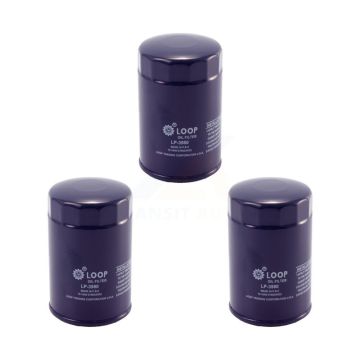 Engine Oil Filter (3 Pack) For Chevrolet GMC K1500 C1500 Sierra 1500 Silverado K2500 S10 KLO-100035