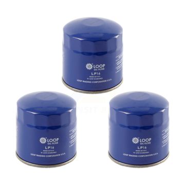 Engine Oil Filter (3 Pack) For Dodge Ram 1500 Jeep 2500 Chrysler Dakota Grand Caravan 300 KLO-100037