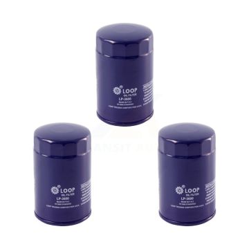 Engine Oil Filter (3 Pack) For Ford F-150 Dodge Ranger Ram 1500 Jeep Mazda Mustang Dakota KLO-100040