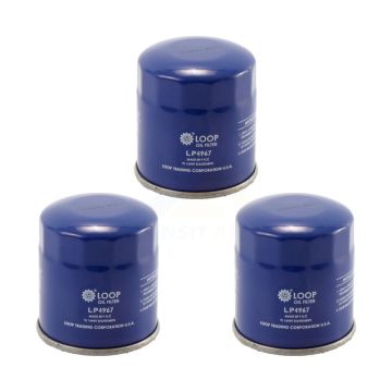 Engine Oil Filter (3 Pack) For Toyota Corolla RAV4 Yaris Camry Matrix Highlander Echo C KLO-100046