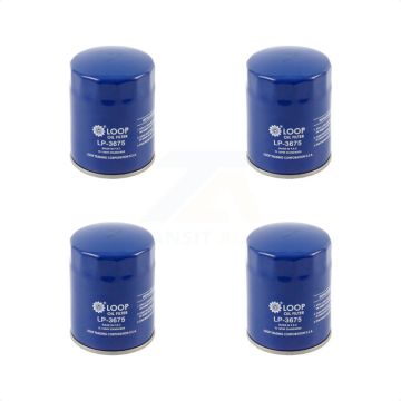 Engine Oil Filter (4 Pack) For Chevrolet GMC Silverado 1500 Sierra 2500 HD Cadillac Buick KLO-100052