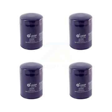 Engine Oil Filter (4 Pack) For GMC Chevrolet Sierra 2500 HD Silverado 3500 Express Savana KLO-100054