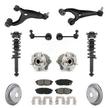 Rear Disc Rotor Brake Pad Hub Bearing Control Arm Tie Rod End Complete Strut Assembly Coil Spring Sh