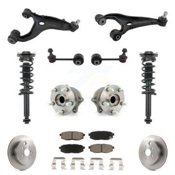 Rear Disc Rotor Brake Pad Hub Bearing Control Arm Tie Rod End Complete Strut Assembly Coil Spring Sh
