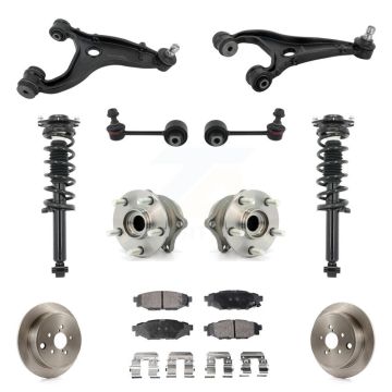 Rear Disc Rotor Brake Pad Hub Bearing Control Arm Tie Rod End Complete Strut Assembly Coil Spring Sh