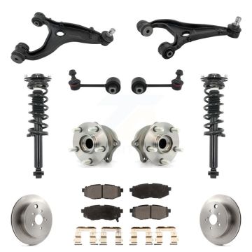 Rear Disc Rotor Brake Pad Hub Bearing Control Arm Tie Rod End Complete Strut Assembly Coil Spring Sh