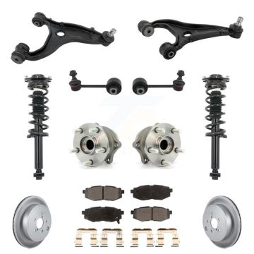 Rear Disc Rotor Brake Pad Hub Bearing Control Arm Tie Rod End Complete Strut Assembly Coil Spring Sh