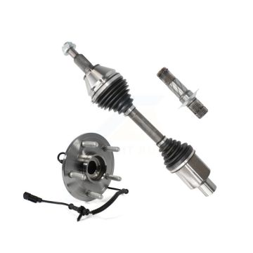 Front Left CV Axle Shaft & Intermediate And Bearing Kit For 2012-2017 Ram 1500 4WD KN7-100002